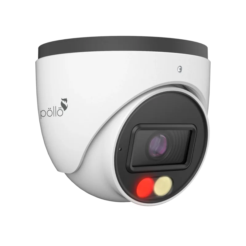 6 Megapixel Dual-Light Network Dome Camera (E) (PLC 436M AU DL3 PM-E) — Pollo Security, available from StrixLink Lahore