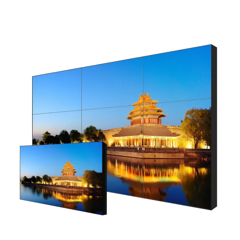 55-inch FHD LED-DID Splicing Video Wall 3.5mm Bezel (PLD-55PJ035P-LED-B) — Pollo Security, available from StrixLink Lahore