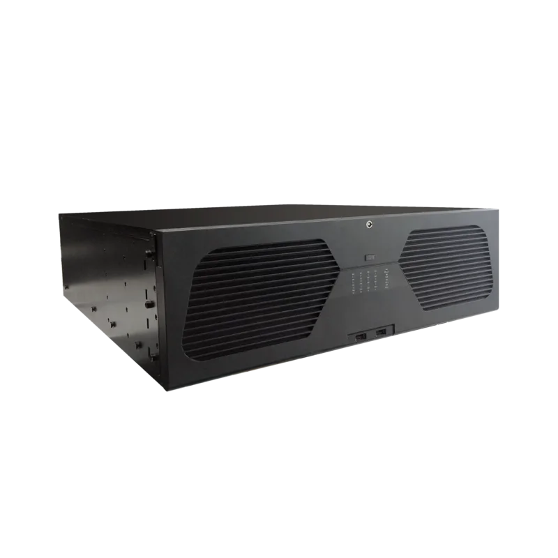16 Megapixel 128 Channel 8K NVR with 16 HDD Slots (PLC 516128 H16 PM 8K) — product view 3