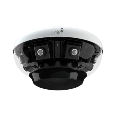 16 Megapixel 360° Panoramic Network Camera (PLC 4816M AI PN IR3 PM) — Pollo Security, available from StrixLink Lahore