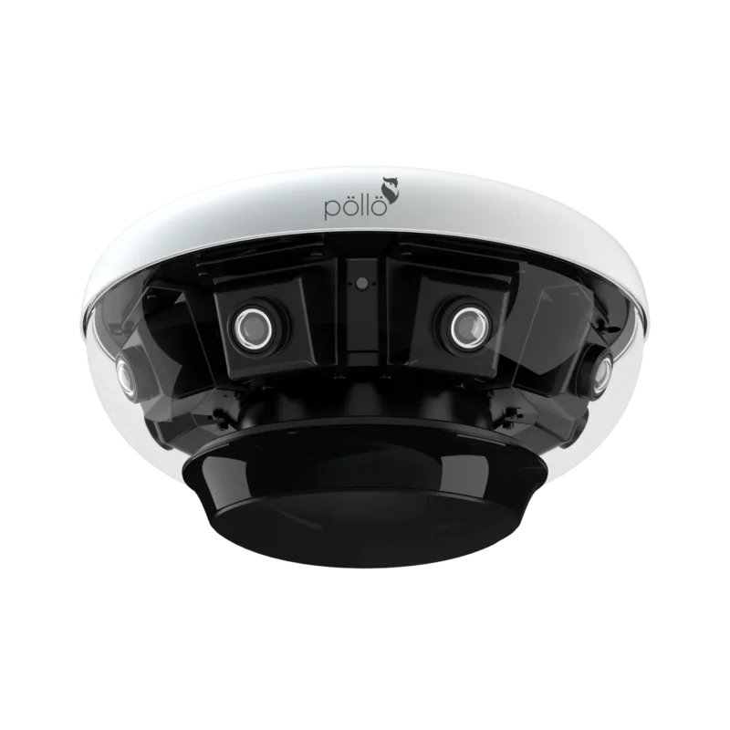 16 Megapixel 360° Panoramic Network Camera (PLC 4816M AI PN IR3 PM) — Pollo Security, available from StrixLink Lahore