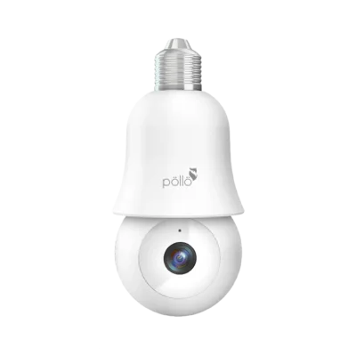 Guardian Bulb - 3MP Smart Wi-Fi Bulb PT Camera (PLC HS301B) — Pollo Security, available from StrixLink Lahore