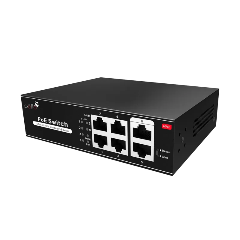 6-Port Megabit PoE Network Switch (PLN 1104 MB) — product view 4