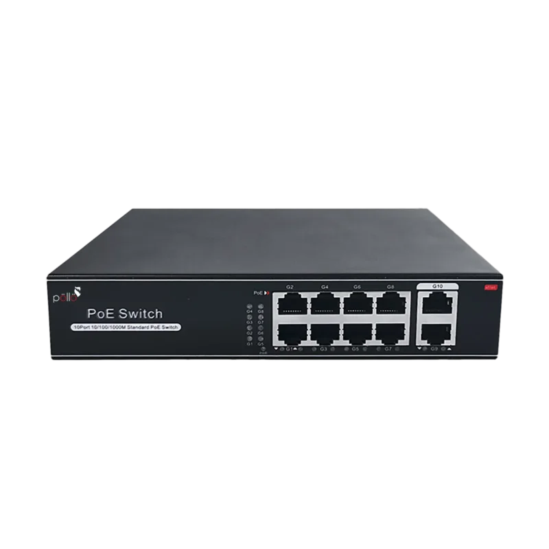 10-Port Gigabit PoE Network Switch (PLN 1108 GB) — Pollo Security, available from StrixLink Lahore